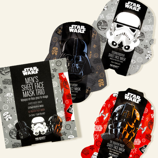 Gesichtsmasken Set Star Wars Geschenkbox 3er Pack
