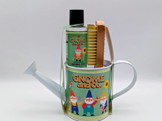 Garten- und Geschenkset GNOME & CO. in Gießkanne